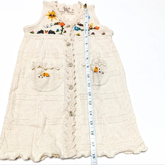 Isabella Mia Knit Dress Made in Peru size 0 (9-12 Mos) - Picture 6 of 7